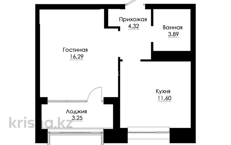 1-комнатная квартира · 40 м² · 9/12 этаж, Сыганак 15/1 — Е-305 за 32 млн ₸ в Астане, Нура р-н — фото 2