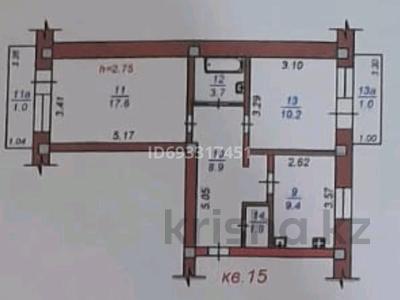 2-бөлмелі пәтер, 53.6 м², 5/5 қабат, мкр Жулдыз-1 18/1, бағасы: 32 млн 〒 в Алматы, Турксибский р-н