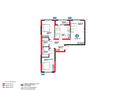 3-комнатная квартира · 94 м² · 2/9 этаж, Рыскулова за 55.9 млн ₸ в Шымкенте, Аль-Фарабийский р-н