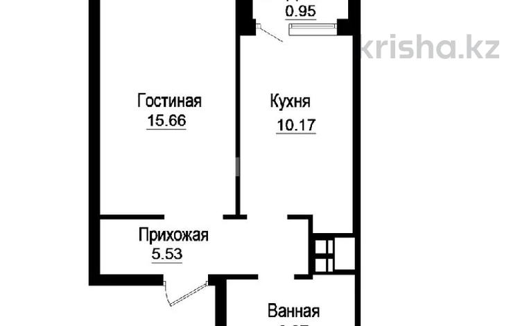 1-бөлмелі пәтер · 39 м² · 16/22 қабат, Роза Багланова 6/1, бағасы: 26.2 млн ₸ в Астане, Нура р-н — фото 9
