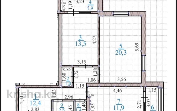 2-бөлмелі пәтер · 67.1 м² · 2/9 қабат, мкр Туран-2 15 Б, бағасы: 29 млн ₸ в Шымкенте, Каратауский р-н — фото 2