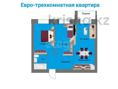 3-комнатная квартира, 62 м², 3/5 этаж, жамбыла за 21.8 млн 〒 в Петропавловске