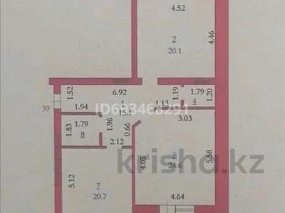 2-комнатная квартира, 90.9 м², 5/6 этаж, мкр. Алтын орда, Мангилик Ел 21 за 22 млн 〒 в Актобе, мкр. Алтын орда