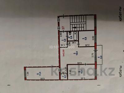 3-бөлмелі пәтер · 53.4 м² · 2/4 қабат, Ауэзова 51, бағасы: 12 млн ₸ в Аксу