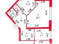 3-бөлмелі пәтер · 78.4 м² · 4/10 қабат, Дукенулы 37/1, бағасы: 29.9 млн ₸ в Астане, Сарыарка р-н — фото 25