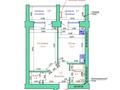 1-бөлмелі пәтер · 43.6 м² · 2/9 қабат, мкр. Алтын орда, Алтын Орда 2, бағасы: 17.6 млн ₸ в Актобе — фото 5