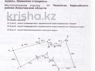 Жер телімі · 72 сотық, Шамалған, бағасы: 50 млн ₸ в Шамалгане