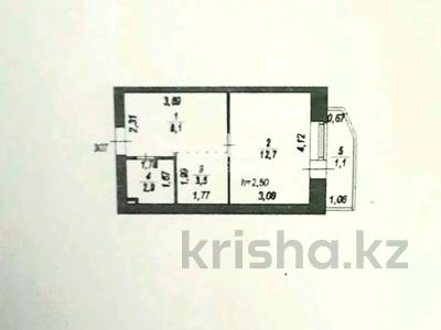 1-комнатная квартира, 28.5 м², 4/5 этаж, Манаса 20/2 за 12.5 млн 〒 в Астане, Алматы р-н