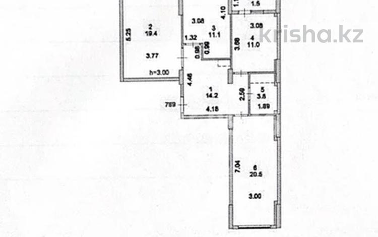 3-комнатная квартира · 81.5 м² · 8/12 этаж, Е-36, 13 за ~ 53 млн ₸ в Астане, Нура р-н — фото 2