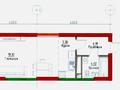 1-комнатная квартира · 34 м² · 4/9 этаж, Халиуллина участок №132 за ~ 25 млн ₸ в Алматы, Медеуский р-н