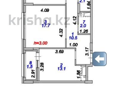 2-комнатная квартира · 66.8 м² · 11/18 этаж, Туран 39 за 52 млн ₸ в Астане, Нура р-н