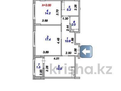 2-комнатная квартира · 64.9 м² · 15/16 этаж, Туран 39 за 48.7 млн 〒 в Астане, Нура р-н