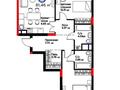 3-комнатная квартира · 82 м² · 3/9 этаж, Е-899 3 за 64 млн 〒 в Астане, Нура р-н — фото 2
