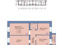 3-комнатная квартира, 78.1 м², 5/9 этаж, Сатпаева 1 за ~ 23.4 млн 〒 в Семее — фото 8