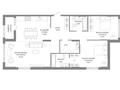 3-комнатная квартира · 100.85 м² · 9/12 этаж, А 32 2Б за ~ 89.5 млн ₸ в Астане, Алматы р-н — фото 5