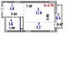 1-бөлмелі пәтер · 28 м² · 7/9 қабат, Туран, бағасы: 22.6 млн ₸ в Астане, Нура р-н — фото 4
