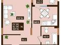 1-комнатная квартира · 38.32 м² · 5/7 этаж, ул. Е 118, уч. 2 — По Улы дала проспект за 21.9 млн ₸ в Астане, Есильский р-н — фото 4