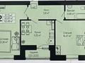 2-бөлмелі пәтер · 62.49 м² · 5/5 қабат, Жамбыла Жабаева 25, бағасы: 26 млн ₸ в Косшы — фото 17