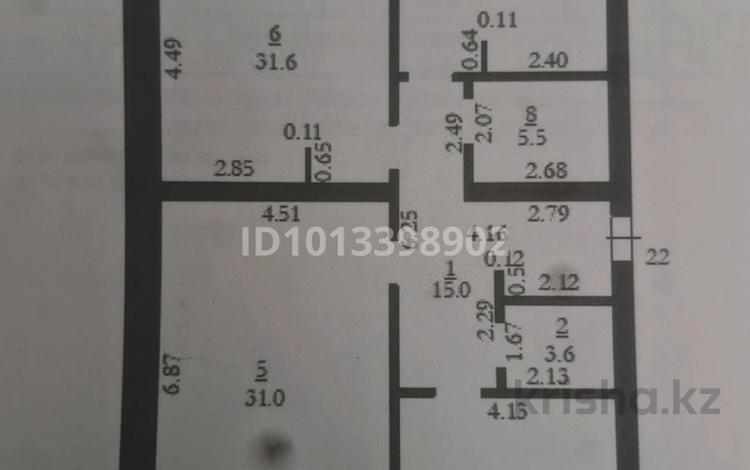 3-комнатная квартира · 130.3 м² · 9/9 этаж, мкр. Алтын орда 19 г за 30 млн ₸ в Актобе — фото 2