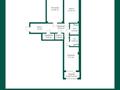 2-комнатная квартира · 87.24 м² · 4/12 этаж, 189-й квартал 2блок за 42 млн ₸ в Шымкенте, Аль-Фарабийский р-н — фото 2