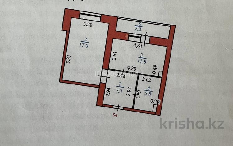 1-комнатная квартира, 44.1 м², 2/15 этаж, Акмешит 7 за 19 млн 〒 в Астане, Есильский р-н — фото 2