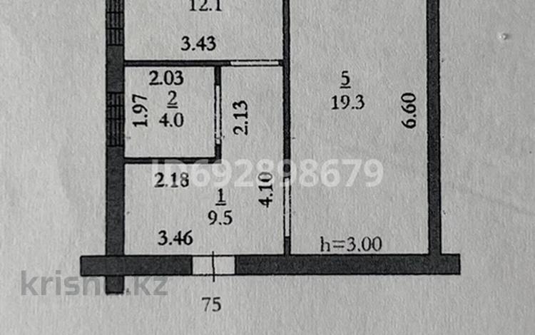 1-комнатная квартира, 46.4 м², 3/5 этаж, мкр. Алтын орда, ​Батыс 2 микрорайон 50е за 18 млн 〒 в Актобе, мкр. Алтын орда — фото 2