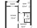 1-бөлмелі пәтер · 42.2 м² · 5/5 қабат, Кунаева, бағасы: 11.9 млн ₸ в Актобе, мкр. Курмыш — фото 19