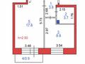 1-бөлмелі пәтер · 35.1 м² · 5/5 қабат, Юбилейный 14, бағасы: ~ 16.4 млн ₸ в Костанае — фото 2