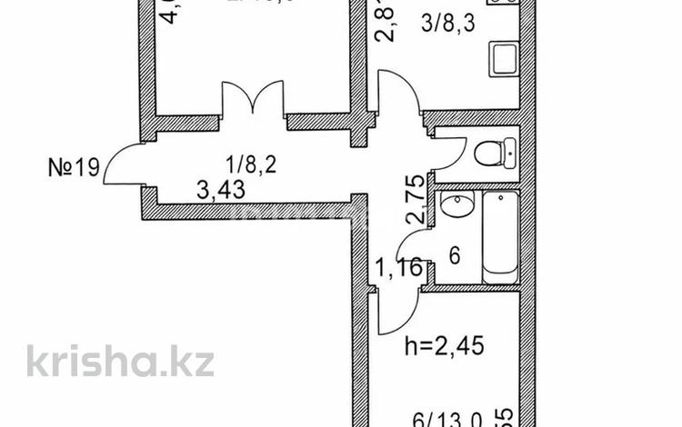 2-комнатная квартира · 50.7 м² · 1/6 этаж, Вернадского 7А за 16 млн ₸ в Кокшетау — фото 11