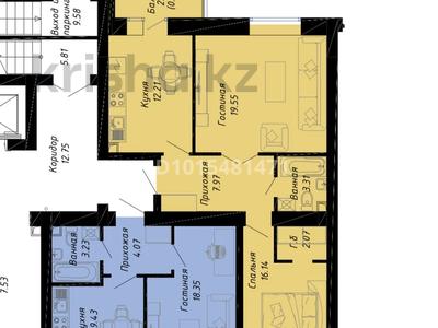 2-комнатная квартира · 62 м² · 8/9 этаж, Казыбек би 39 за 35.5 млн ₸ в Астане, Нура р-н