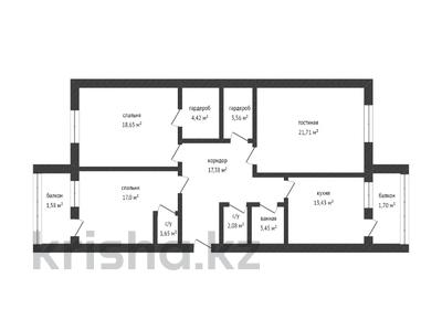 Продажа квартир в Акмолинской обл.: 3-комнатная квартира · 105.5 м² · 9/10 этаж, Центральный 59 а за ~ 29.5 млн 〒 3-комнатная квартира · 105.5 м² · 9/10 этаж, Центральный 59 а за ~ 29.5 млн 〒 в Кокшетау