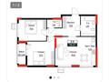 3-бөлмелі пәтер · 76.27 м², Е-882 13в, бағасы: ~ 42.2 млн ₸ в Астане, Сарыарка р-н