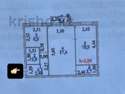 2-бөлмелі пәтер · 44.9 м² · 5/5 қабат, Женис 20, бағасы: 16.5 млн ₸ в Астане, Сарыарка р-н