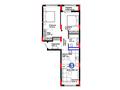 3-бөлмелі пәтер · 60.96 м² · 8/17 қабат, Е 908 23, бағасы: ~ 33.3 млн ₸ в Астане, Нура р-н — фото 3