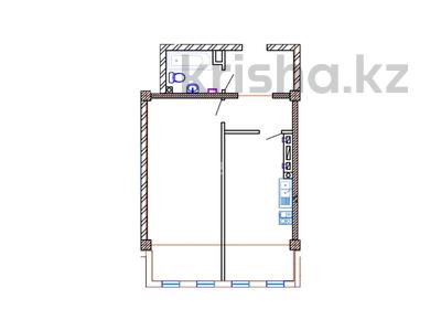1-комнатная квартира · 43.7 м² · 1/7 этаж, мкр Нурсат, Жилмассив Нурсат за 22 млн ₸ в Шымкенте, Каратауский р-н