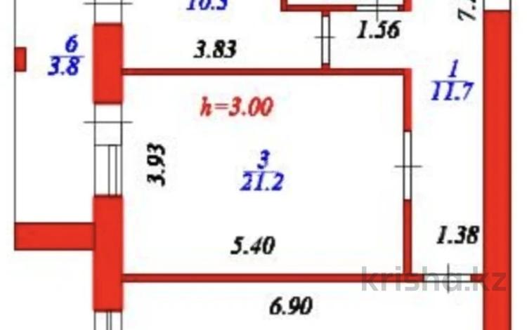 2-комнатная квартира · 72 м² · 2/9 этаж, Алихан Бокейхан 7 за 43 млн ₸ в Астане, Есильский р-н — фото 2