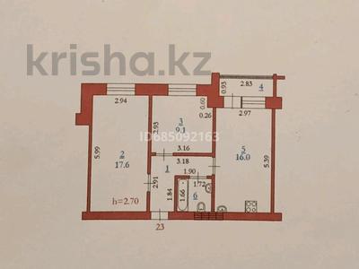 2-комнатная квартира, 52.7 м², 3/5 этаж, Рыскулова 192/1 — Сатпаева за 16.5 млн 〒 в Актобе