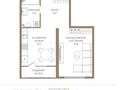 1-бөлмелі пәтер · 44.1 м² · 2/9 қабат, Каныша Сатпаева 90а/1 — КОМИССИЮ НЕ БЕРЕМ !!!, бағасы: ~ 33.3 млн ₸ в Алматы, Бостандыкский р-н