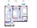 3-бөлмелі пәтер · 70.42 м² · 3/9 қабат, Нұрсая ш/а., Абулхайр-хана 69/1, бағасы: 43 млн ₸ в Атырау, мкр Нурсая — фото 2