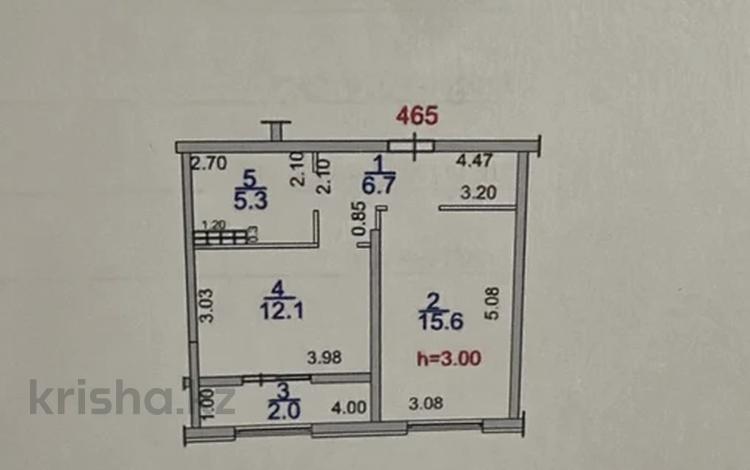 1-комнатная квартира · 41.7 м² · 5/12 этаж, ул. Фадеева, 38г 1 за 30 млн ₸ в Алматы, Алатауский р-н — фото 2