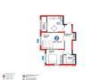 2-бөлмелі пәтер · 61 м², Калдаякова, бағасы: 30.4 млн ₸ в Шымкенте, Туран р-н