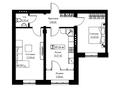 2-комнатная квартира · 57.13 м², 160 квартал, 32-ая улица за ~ 16.6 млн 〒 в Туркестане — фото 3