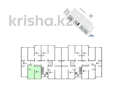 1-комнатная квартира · 41.4 м², мкр Кайрат 153/25 — Бухтарминская за 21.8 млн ₸ в Алматы, Турксибский р-н