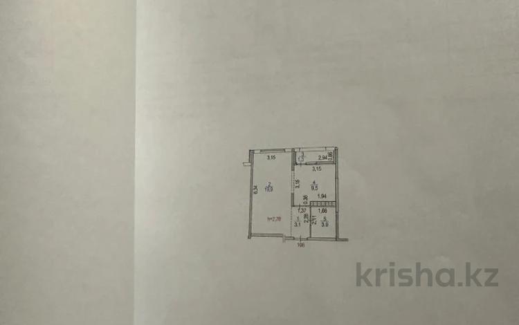 1-комнатная квартира, 38 м², 8/12 этаж, Сатпаева 90 — Туркебаева