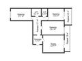 3-бөлмелі пәтер · 109 м² · 3/9 қабат, Береке 52, бағасы: 49 млн ₸ в Костанае — фото 7