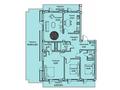 4-комнатная квартира · 141.32 м², 193 квартал за ~ 94.6 млн ₸ в Шымкенте, Енбекшинский р-н — фото 3