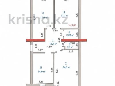 3-бөлмелі пәтер · 93 м² · 3/3 қабат, Алтын орда ш/а., Саздинское лесничество, бағасы: 29 млн ₸ в Актобе, мкр. Алтын орда