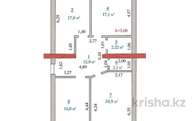 3-бөлмелі пәтер · 93 м² · 3/3 қабат, Алтын орда ш/а., Саздинское лесничество, бағасы: 29 млн ₸ в Актобе, мкр. Алтын орда — фото 2