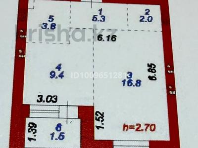 1-бөлмелі пәтер · 36.06 м² · 6/9 қабат, А83 участок 11, бағасы: 19 млн ₸ в Астане, Сарайшык р-н
