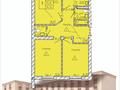 4-бөлмелі пәтер · 74.74 м² · 5/5 қабат, Назарбаева — Чкалова, бағасы: ~ 26.9 млн ₸ в Петропавловске